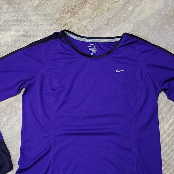 NIKE RUNNING WOMENS COMPRESSION TEE SIZE LARGE - Picture 2 of 6